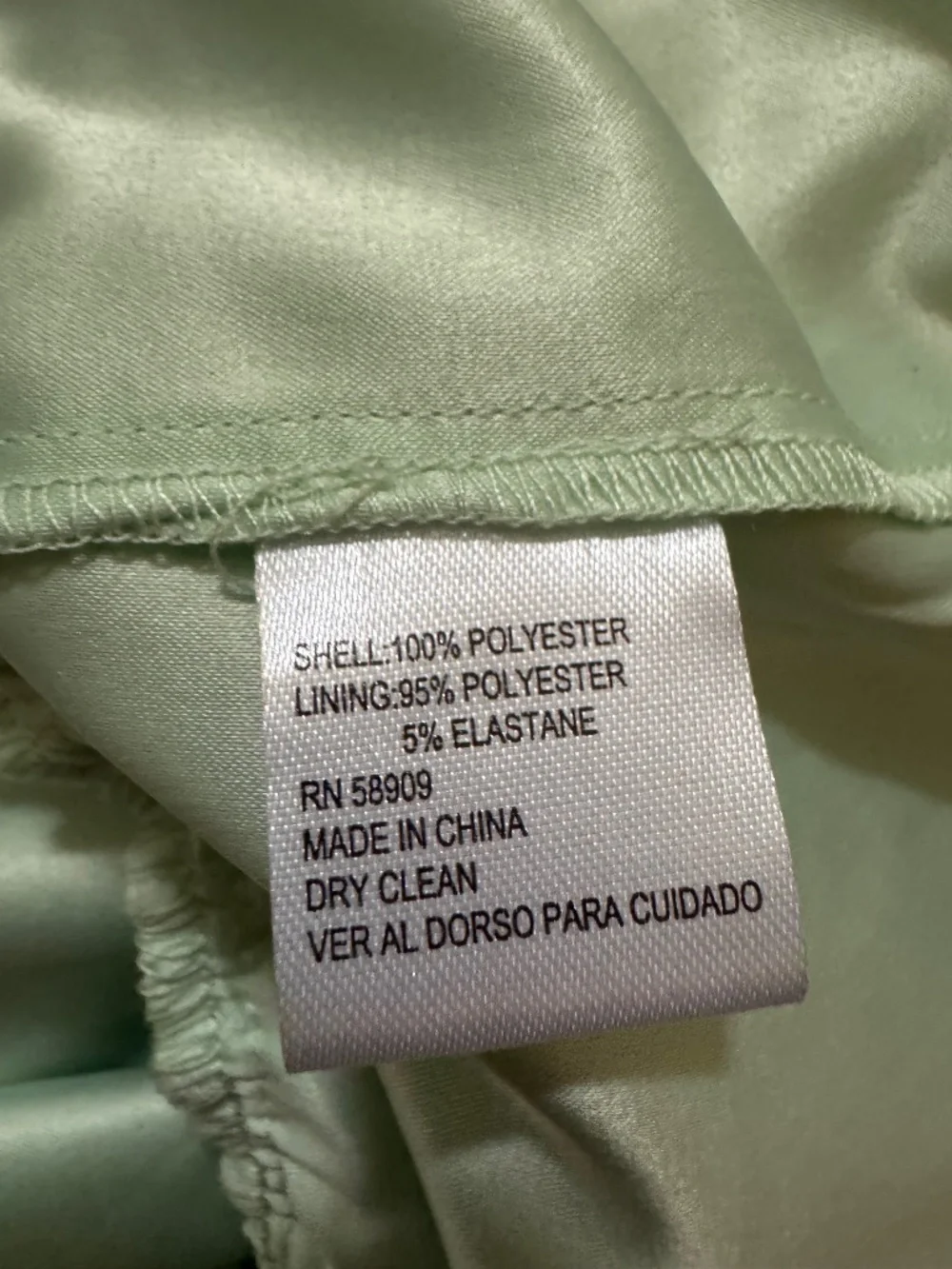 Gianni Bini Lace Dress Size 8 Mint Green Tiered Boho V-Neck - Picture 6 of 15